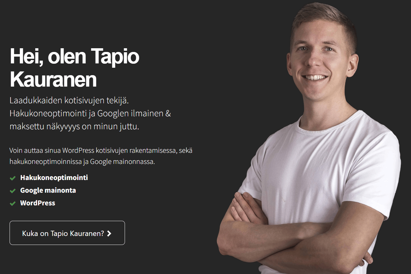 Kotisivujen tekijä ⋆ Tapio Kauranen ⋆ Katso hinnasto 2023